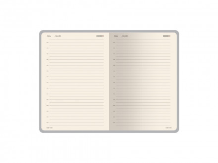 Ежедневник недатированный А5 Palermo, красный