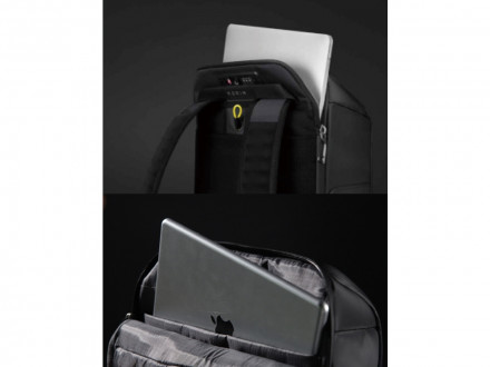 Атикражный рюкзак FlipPack для ноутбука 15.6, черный