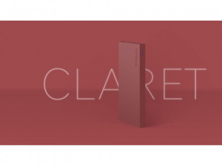 Внешний аккумулятор Rombica NEO ARIA Claret, 10000 мАч, Soft-touch, PD, QCharge, Type-C, бордовый (Р)