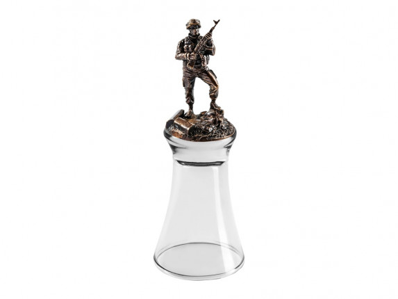 Подарочная стопка-чарка армейская