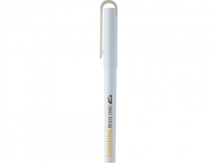 Гелевая ручка Mauna из переработанного PET-пластика, белый