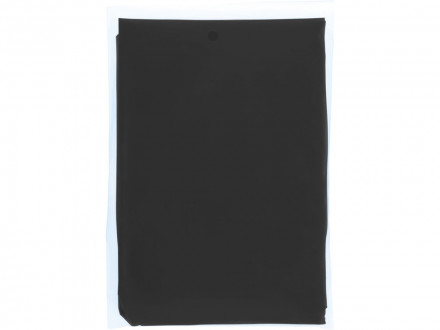 Одноразовый дождевик Mayan с чехлом для хранения из материалов, переработанных по стандарту GRS - сплошной черный