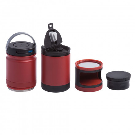 Термостакан Golchi 2 в 1, красный