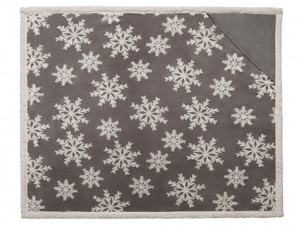 Плед Snowflake новогодний