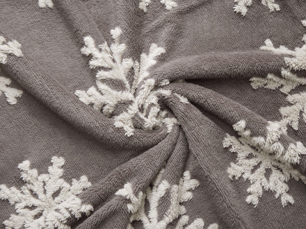 Плед Snowflake новогодний