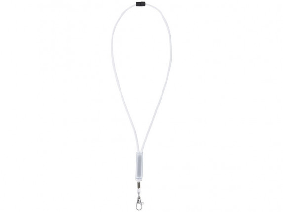 Шнурок Landa с регулируемой вставкой, белый