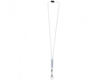 Шнурок Landa с регулируемой вставкой, белый