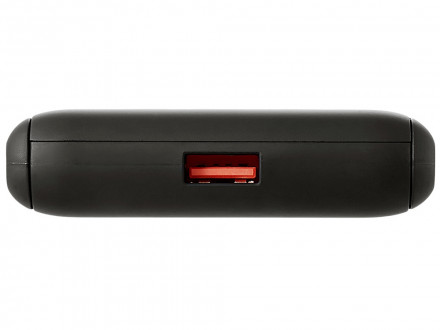 Беспроводной внешний аккумулятор с подсветкой лого и подставкой Magflash, 10000 мАч, 15 Вт, черный