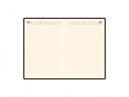 Ежедневник недатированный  А5 LONDON коричневый/оранжевый