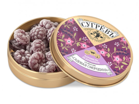 Ж/б монпансье СУГРЕВЪ смородина