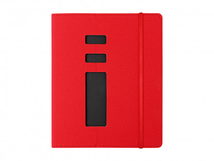 Ежедневник недатированный А5  La Manche, красный