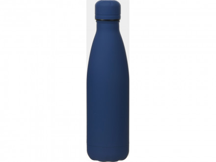 Вакуумная термобутылка Vacuum bottle C1, soft touch, 500 мл, темно-синий