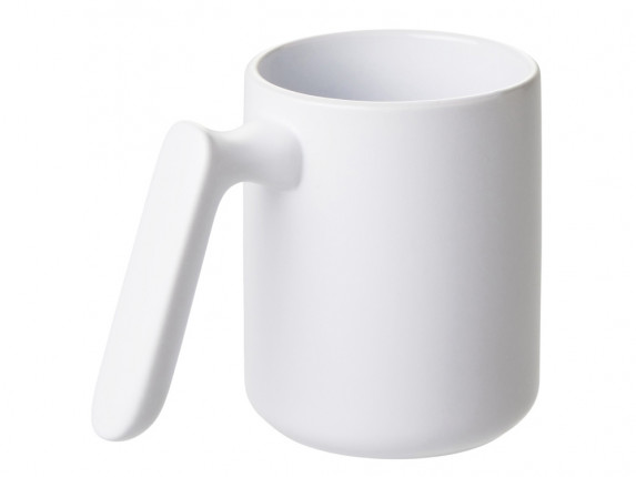 Кружка матовая с прямой ручкой Axio, 360 мл, белый