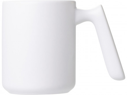 Кружка матовая с прямой ручкой Axio, 360 мл, белый