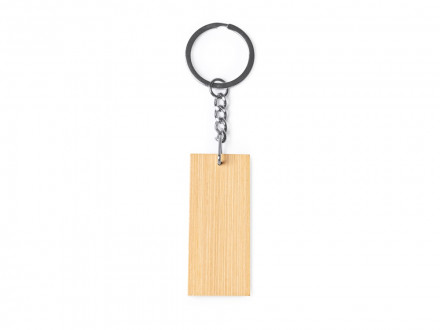 Брелок KRAUS из натурального дерева и стали KRAUS, прямоугольный