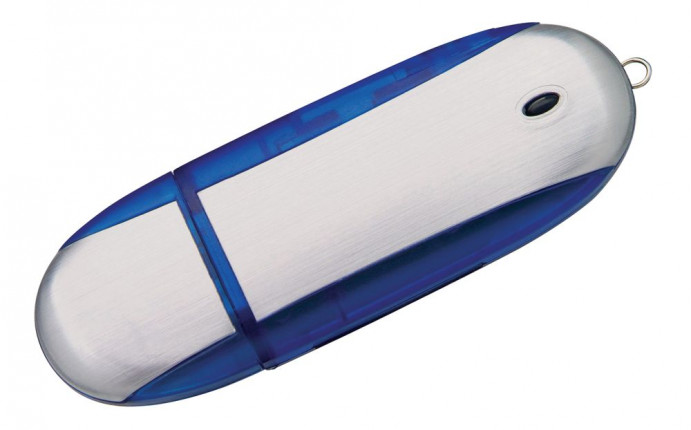 Флешка Ergonomic, синяя, 8 Гб 1