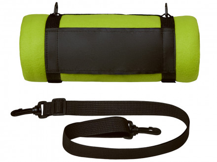 Плед Нежность с плечевым ремнем, зеленое яблоко