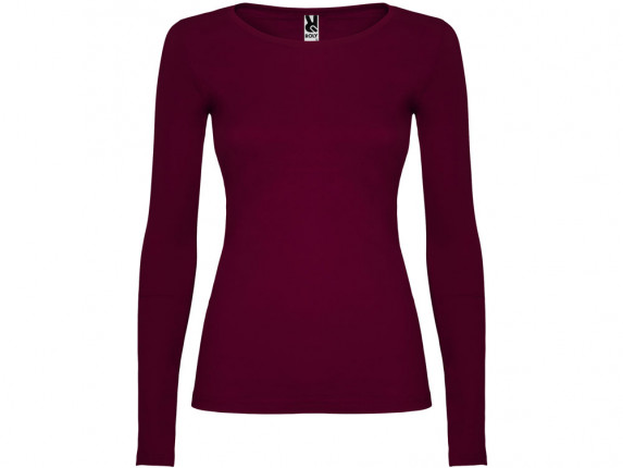 Футболка с длинным рукавом Extreme женская, гранатовый