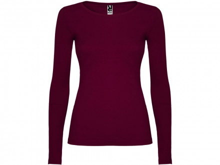 Футболка с длинным рукавом Extreme женская, гранатовый