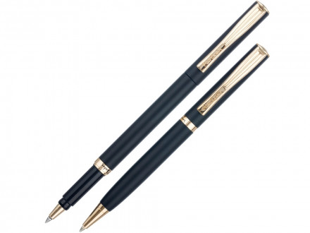 Набор Pierre Cardin PEN&PEN: ручка шариковая + роллер. Цвет - серебристо-бежевый. Упаковка Е.