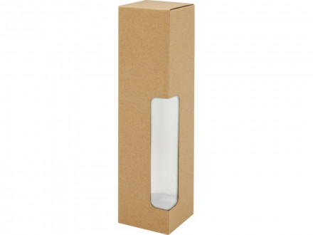 Ziggs спортивная бутылка из переработанного пластика объемом 650 мл, прозрачный