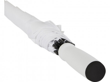 Зонт трость 23 Niel из переработанного ПЭТ-пластика, полуавтомат - Белый