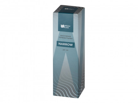 Термобутылка Narrow с вакуумной изоляцией, 500 мл, черный