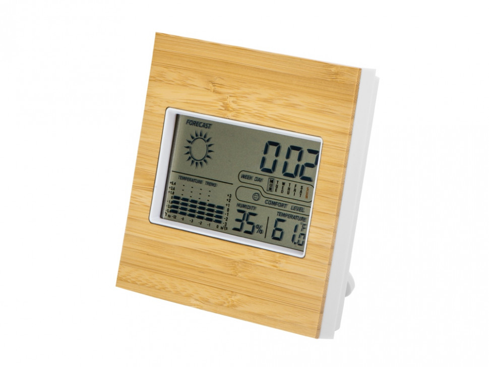 Метеостанция из бамбука Moscow Heat (P)