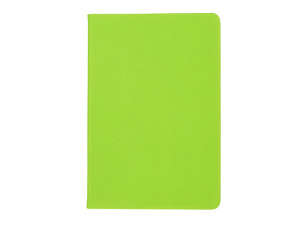 Бизнес-блокнот C2 софт-тач, твердая обложка, 128 листов, зеленое яблоко