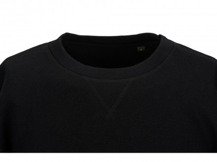 Свитшот оверсайз Lisbon унисекс, черный