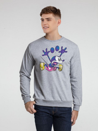 Свитшот A-A-A!!! Mickey, серый меланж