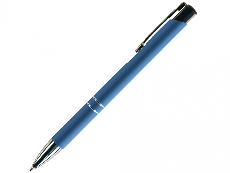 Ручка металлическая шариковая FAMILY MELAN, soft touch (Синий)