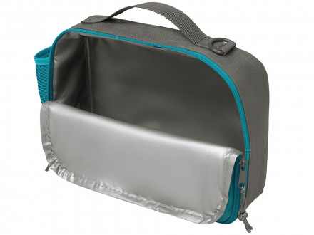 Изотермическая сумка-холодильник Breeze New для ланч-бокса, серый/голубой