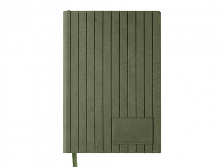 Блокнот А5 Bradbury, гибкая обложка, 80 листов 80 гр/м2 FSC бумага, оливковый