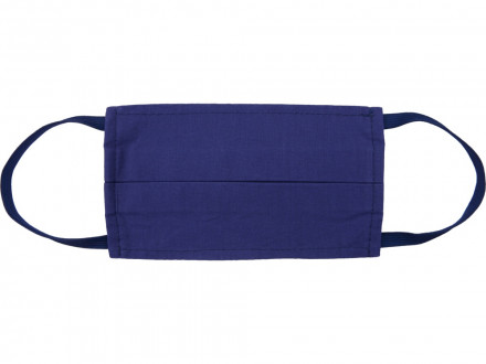 Маска для лица многоразовая из хлопка, синий