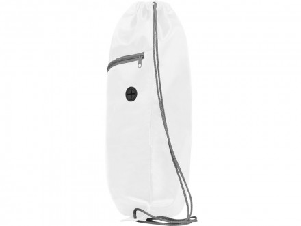 Рюкзак-мешок NINFA с карманом на молнии, белый