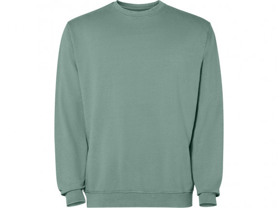 Свитшот Jaya унисекс, сине-зеленый выстиранный