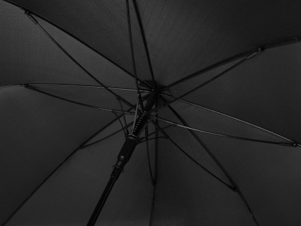 Зонт-трость Lunker с большим куполом (d120 см), черный