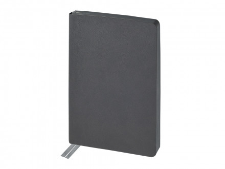 Ежедневник недатированный А5 Megapolis Nappa Flex, графитовый серый