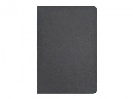 Ежедневник недатированный А5 Megapolis Nappa Flex, графитовый серый