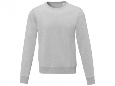 Мужской свитер Zenon с круглым вырезом, серый яркий