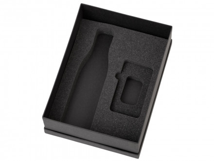 Подарочный набор с термобутылкой и повербанком С2, оранжевый