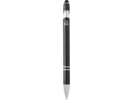 Kish шариковая ручка с серебристой отделкой - сплошной черный (черные чернила)