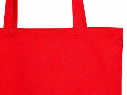 Сумка Кэррими 180 из хлопка, 180 г/м2, красный