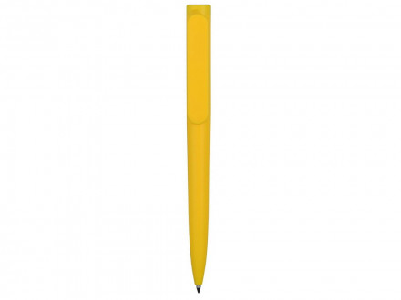 Ручка пластиковая шариковая Umbo, желтый/черный