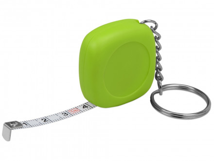 Брелок-рулетка 1м Block, зеленое яблоко
