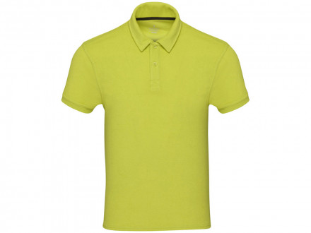 Рубашка поло унисекс Akoya из переработанного махрового материала - Лайм