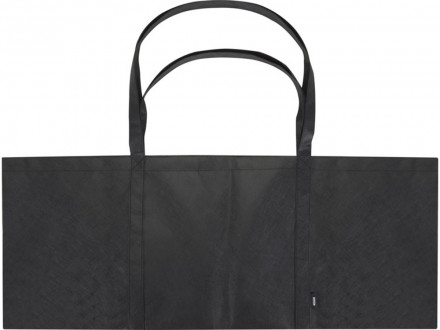 Jumbo эко-сумка очень большого размера из нетканого материала, объемом 65 л, сплошной черный