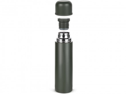 Термос Relaxika 101 (1 литр), хаки (без лого)