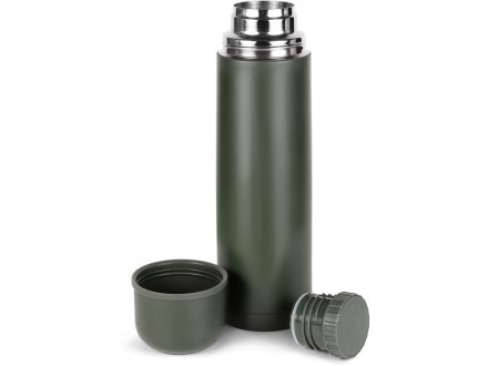 Термос Relaxika 101 (1 литр), хаки (без лого)